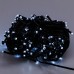 Гирлянда нить 22м на 218 LED лампочек светодиодная черный провод 8 режимов работы Белый M500LEDW