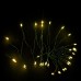 Гирлянда Конский хвост Мишура 1200 LED 20 нитей 2 м зеленая, желтый GarlandoPro D1200L2MGY