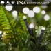 Гирлянда нить 14м на 161LED лампочек светодиодная черный провод 8 режимов работы Белый M300LEDW
