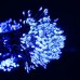 Гирлянда Конский хвост Мишура 960 LED 16 нитей 3 м зеленая, синий GarlandoPro D960L3MGBL