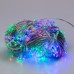 Гирлянда нить 22м на 218 LED лампочек светодиодная прозрачный провод 8 режимов работы W500LEDML