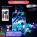 Умная гирлянда Smart 250 LED длина 2,5 м с управлением смартфона прозрачная, мультиколор 1733044W