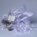 Гирлянда штора 3х0,7 м Звезды на 108 LED лампочек светодиодная 6 больших и 6 маленьких звезд 9 В 8 режимов 1733055W