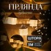 Гирлянда штора с фигурками Фонарь 3 метра 6 ламп теплый желтый свет 6L3MLIG