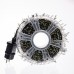 Гирлянда-нитка Роса Хвойная лапа 1000 LED 50 метров зеленая нить желтый D1000L50MGY