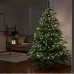 Новогодняя гирлянда комнатная нить 22 м 220 LED черный провод Белый W220LED22MBW