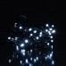 Новогодняя комнатная гирлянда нить 6 м 50 LED черный провод Белый W50LED6MBW