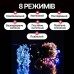 Гирлянда Конский хвост Мишура 1200 LED 20 нитей 2 м зеленая, мультиколор GarlandoPro D1200L2MGML