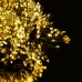 Гирлянда Конский хвост Мишура 1800 LED 20 нитей 3 м зеленая, желтый GarlandoPro D1800L3MGY