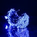 Гирлянда Конский хвост Мишура 1200 LED 20 нитей 2 м зеленая, синий GarlandoPro D1200L2MGBL