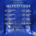 Гирлянда штора 2х2 м 240 LED светодиодная медный провод 8 нитей Синий ZWM2240LEDBL