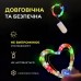 Светодиодная гирлянда Роса 3 метра на батарейках 30 led нить на зеленом проводе мультиколор 30L3MGML