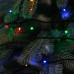 Гирлянда нить 6м на 50 LED лампочек светодиодная черный провод 8 режимов работы M100LEDML