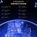 Гирлянда роса на пульте 100 метров на 1000 led светодиодов капля зеленый провод синяя 1000L100MGBL