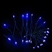 Гирлянда Конский хвост Мишура 1200 LED 20 нитей 2 м зеленая, синий GarlandoPro D1200L2MGBL