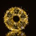 Гирлянда-нитка Роса Хвойная лапа 1000 LED 50 метров зеленая нить желтый D1000L50MGY
