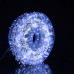 Гирлянда-нитка Роса Хвойная лапа 1000 LED 50 метров зеленая нить белый Garlando D1000L50MGW