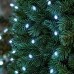 Гирлянда Конский хвост Мишура 1800 LED 20 нитей 3 м зеленая, белый GarlandoPro D1800L3MGW