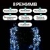 Гирлянда Конский хвост Мишура 1800 LED 20 нитей 3 м зеленая, белый GarlandoPro D1800L3MGW