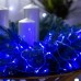 Гирлянда нить светодиодная GarlandoPro 190 LED лампочек 18м 8 режимов лед гирлянда Синий W400LEDBL