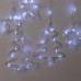 Гирлянда штора светодиодная GarlandoPro звезда и елка 120LED 3х0,9 м 8 режимов Белый 1733071W