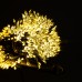 Гирлянда Конский хвост Мишура 960 LED 16 нитей 3 м зеленая, желтый Garlando D960L3MGY