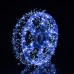 Гирлянда-нитка Роса Хвойная лапа 1000 LED 50 метров зеленая нить белый Garlando D1000L50MGW