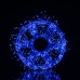 Новогодняя гирлянда комнатная роса Хвойная лапа 50 м 1500 LED зеленый провод Синее сияние D1500L50MGBL