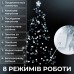 Гирлянда нить светодиодная GarlandoPro 50 LED 6м 8 режимов гирлянда новогодняя Белый W100LEDW