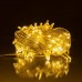 Новогодняя гирлянда комнатная нить 10 м 120 LED комнатная гирлянда белый провод Желтый свет W120LED10MWY