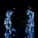 Гирлянда Конский хвост Мишура 640 LED 16 нитей 2 м зеленая, белый GarlandoPro D640L2MGW