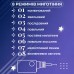 Гирлянда штора светодиодная GarlandoPro звезда и елка 120LED 3х0,9 м 8 режимов Белый 1733071W