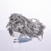 Новогодняя гирлянда комнатная нить 10 м 120 LED комнатная гирлянда белый провод Желтый свет W120LED10MWY
