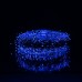 Новогодняя гирлянда Хвойная лапа комнатная роса 100 м 3000 LED зеленый провод Синее сияние D3000L100MGBL