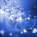 Гирлянда светодиодная конский хвост GarlandoPro 200LED Роса 2м 10 линий Синий 1733010BL