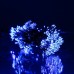 Гирлянда Конский хвост Мишура 960 LED 16 нитей 3 м зеленая, синий GarlandoPro D960L3MGBL