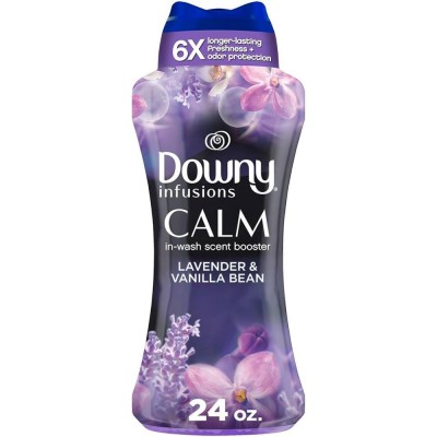 Ополаскиватель для стирки в гранулах Downy Light In-Wash Laundry Scent Booster Beads White Lavender — Нежный аромат лаванды 680 гр