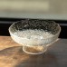 Фруктовница на ножке Ice Textured 15 см с ледяной текстурой стекла Yiwu HP-34-88