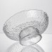 Фруктовница на ножке Ice Textured 20 см с ледяной текстурой стекла Yiwu HP-34-89