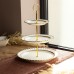 Этажерка для фруктов и десертов Aurelia фарфоровая 37 см Yiwu LB-SBW-92
