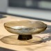 Фруктовница на ножке стеклянная 18 см круглая Yiwu HP-34-115