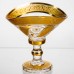 Конфетница стеклянная Bogema Gold 15 см Yiwu HP-34-134 Конфетница стеклянная Bogema Gold 15 см Yiwu HP-34-134