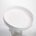 Фруктовница фарфоровая на золотой ножке 26 см Yiwu LB-1584B