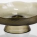 Фруктовница на ножке стеклянная 23 см круглая Yiwu HP-34-116