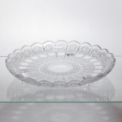 Фруктовница стеклянная Bohemia Clasic 30 см фигурная Yiwu HP-34-48