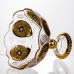Ваза для фруктов стеклянная Gold Glass 22 см Yiwu HP-34-140