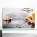 Фруктовница на ножке стеклянная Queen Lace 32 см под хрусталь Yiwu HP-34-47