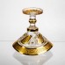 Конфетница стеклянная Bogema Gold 15 см Yiwu HP-34-134