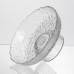 Фруктовница на ножке Ice Textured 15 см с ледяной текстурой стекла Yiwu HP-34-88