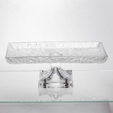 Фруктовница стекляная на ножке 34*18*12 см прямоугольная Yiwu HP-34-45